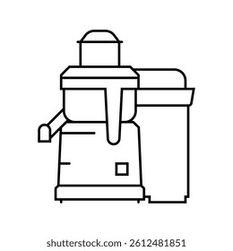 press grill restaurant equipment line icon vector. press grill restaurant equipment sign. isolated contour symbol black illustration