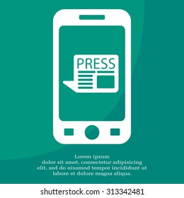 press the icon