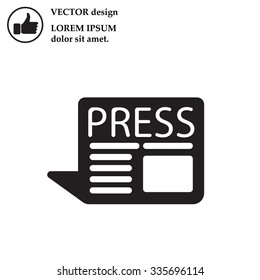 press the icon