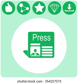 Press icon