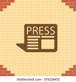 press the icon