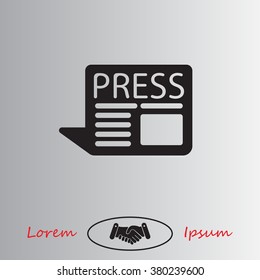press the icon