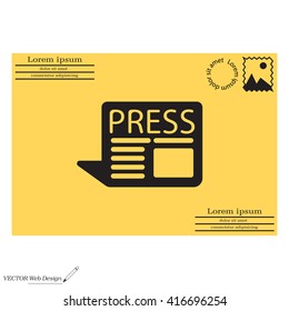 press the icon