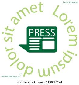 press the icon