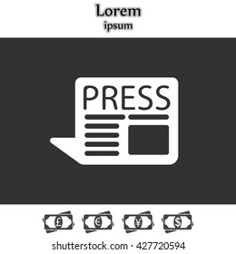 press the icon