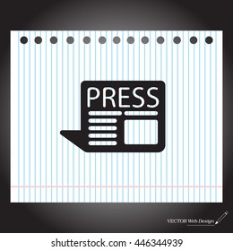 press the icon