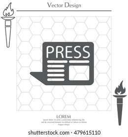 press the icon