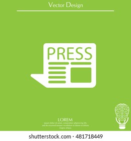 press the icon