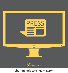 press the icon