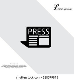 press the icon
