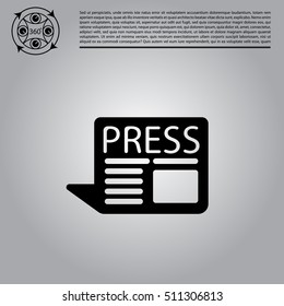 press the icon