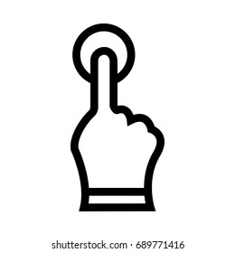 Press icon
