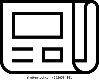 press icon. Thin linear style design isolated on white background