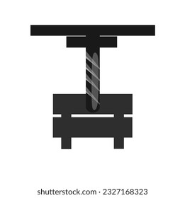 Icono de prensa para varios diseños