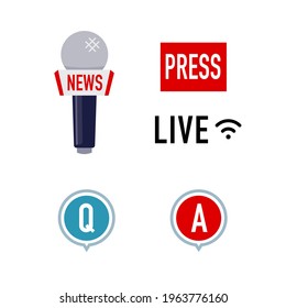 Press icon.Vector illustration that is easy to edit.