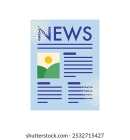 Conjunto de conceitos para jornalistas de imprensa. Perguntas e notícias da mídia de massa. Diário, repórter, imprensa, jornalismo, artigo Discurso público e conferência de imprensa. Ilustração de vetor plano de desenhos animados isolada no fundo