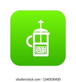 Press kettle icon. Simple illustration of press kettle vector icon for web