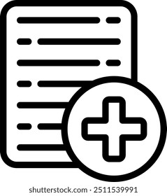 Elemento de ícone de linha de vetor do kit de imprensa