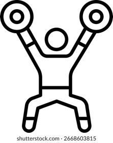 Línea de Prensa Icon Diseño de Vector