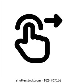 Icono de línea de prensa - Ilustración vectorial
