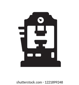 Press machine icon. Trendy Press machine logo concept on white background from Industry collection. Suitable for use on web apps, mobile apps and print media.