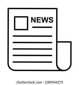 press newspaper reading 