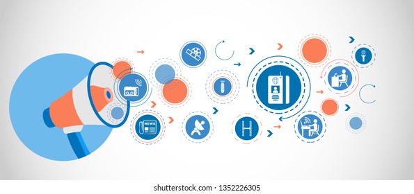 Press pass ID card icon. Detailed set icons of media element icon. Premium quality graphic design. One of the collection icons for websites, web design, mobile app