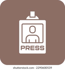 Pulse el icono del vector Pass. Se puede usar para imprimir, móviles y aplicaciones web.