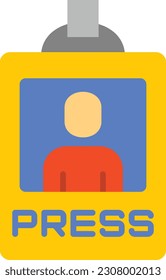 Pulse el icono del vector Pass. Se puede usar para imprimir, móviles y aplicaciones web.