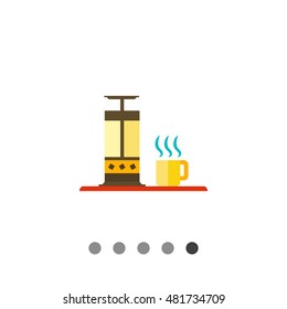 Press pot and hot drink cup