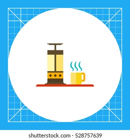 Press pot and hot drink cup