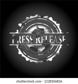 Press Release grey camouflaged emblem