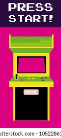 Press start to play arcade