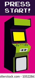 Press start to play arcade