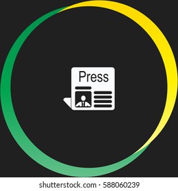 Press vector  icon