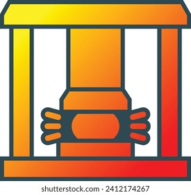 Pulse el icono vector. Se puede usar para imprimir, móviles y aplicaciones web.