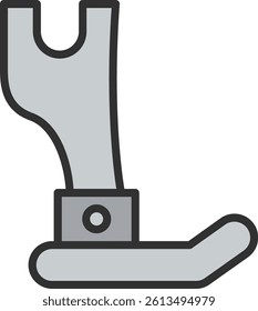 Presser Feet Outline Filled Icon