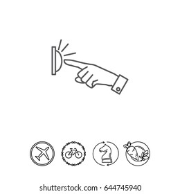 Pressing button