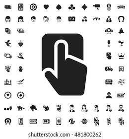Pressing button icon illustration isolated vector sign symbol