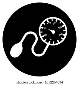  Pressure apparatus icon. Vector illustration