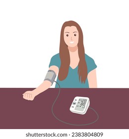 the pressure of the blood in the circulatory system, often measured for diagnosis since it is closely related to the force and rate of the heartbeat and the diameter and elasticity
