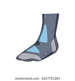 pressure compression socks cartoon. relief pain, travel medical, athletic running pressure compression socks sign. isolated symbol vector illustration