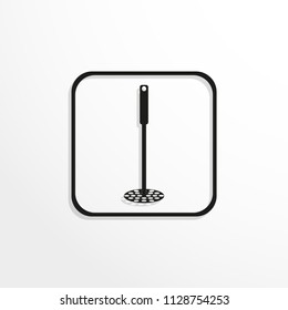 A pressure cooker for cooked potatoes. Vector icon.