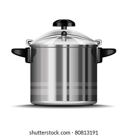 Pressure cooker for cooking