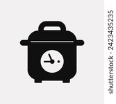 Pressure cooker icon - Simple Vector Illustration