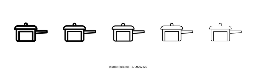 Druckkocher-Symbol Vektorgrafik