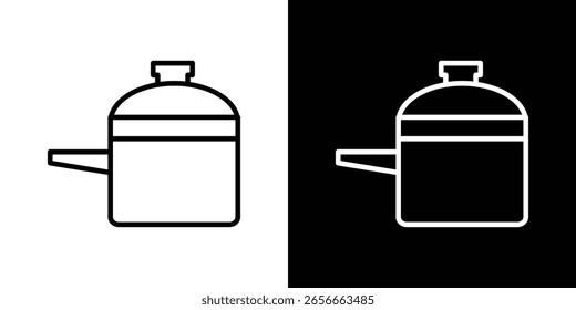 Druckkocher-Symbol für Website, Vektor-Design-Vorlage eleganten Stil