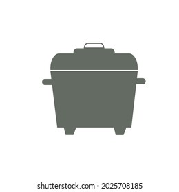 A pressure cooker for instant food cooking,vector, illustration.
