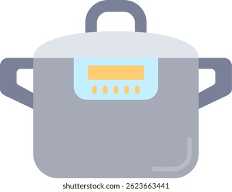 Druckkocher Linie Vektor Symbol Design
