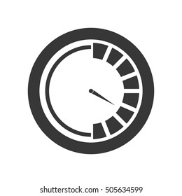 pressure gauge device icon vector illustration design